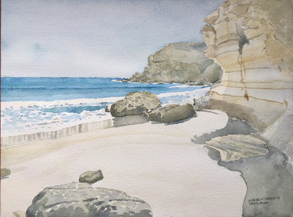 Cala de plomo, Almeria 